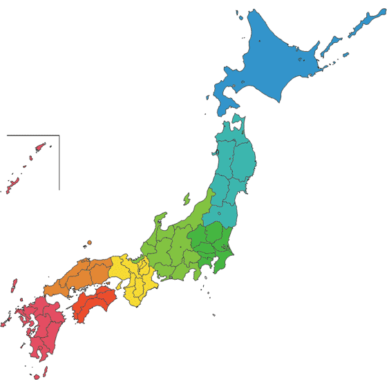 日本地図