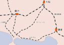 湘南一帯の路線図