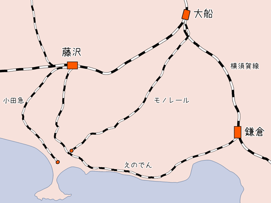 もしかして鎌倉～江ノ島は箱根と同じように乗り鉄できる気がした